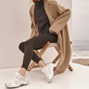 Vionic Women Sneakers White 23Walk 2.0 Comfy Shoes Size 8.5 Orthopedic Leather